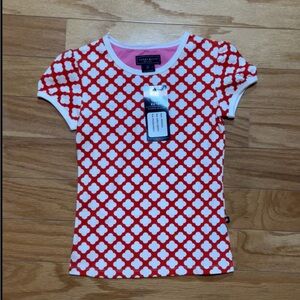 NWT Toobydoo NY red & white top!